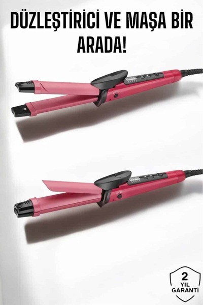 UCUZTEKNO Hair Straightener and Tongs Double Hair Styling