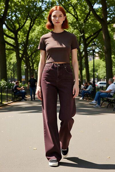 PayBuy Women's Vintage Wash Wide Leg Denim Pants Functional Durable Quality Comfortable Stylish