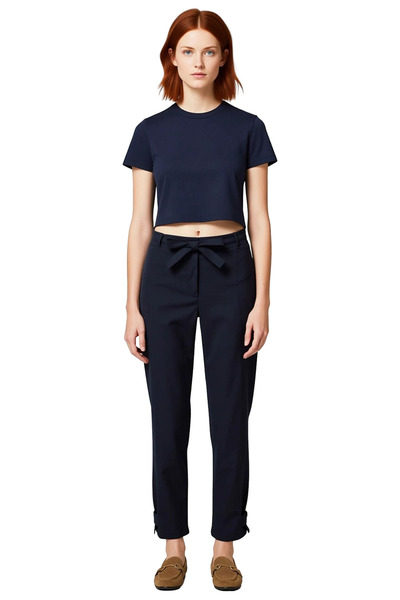 PayBuy Women's High Waist Pipe Leg Fabric Pants Functional Durable Quality Comfortable Aesthetic Stylish