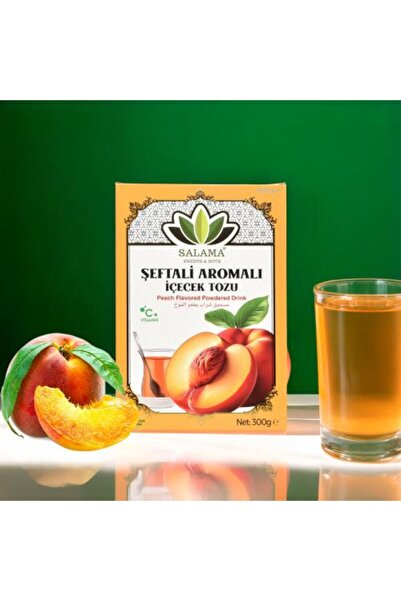 salama مسحوق مشروب الخوخ التركي