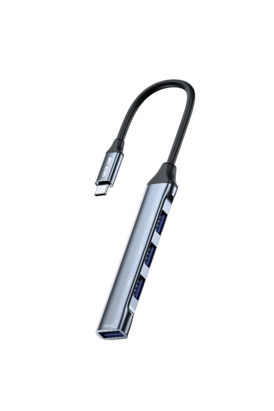 Green Lion موزع USB-C ومحطة إرساء 4 في 1 (PD 100W) - أسود