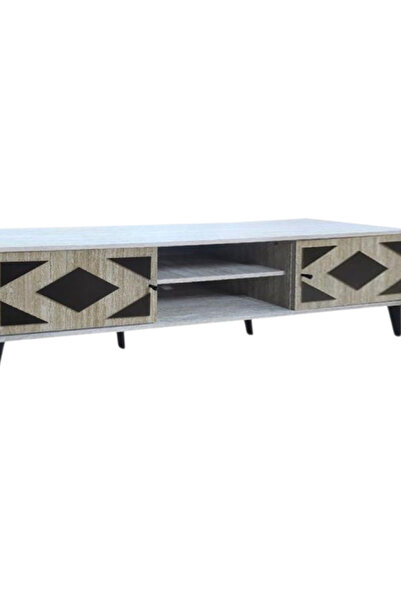 Bec4 Wide TV stand (180 cm) - Luxurious modern design with geometric pattern