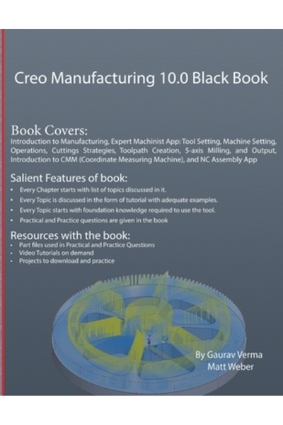 Cadcamcae Works Creo Manufacturing 10.0 Black Book