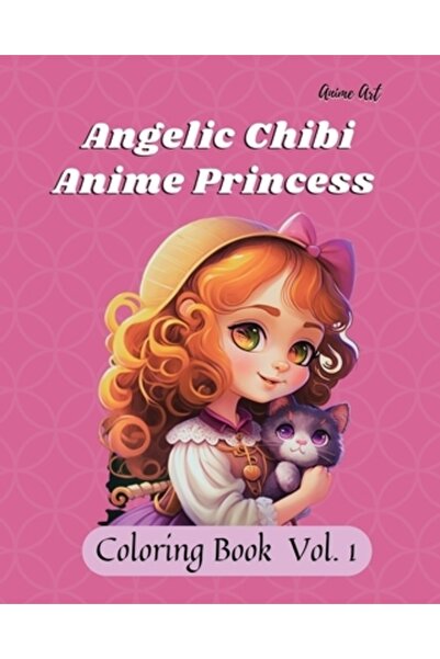 INDEPENDENT CAT Carte de colorat Anime Art Angelic Chibi cu prințese anime: 4...