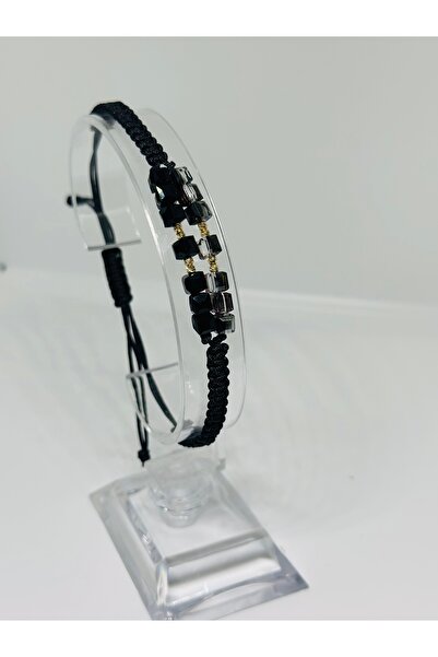 Aur Bratara dubla impletita cu bile