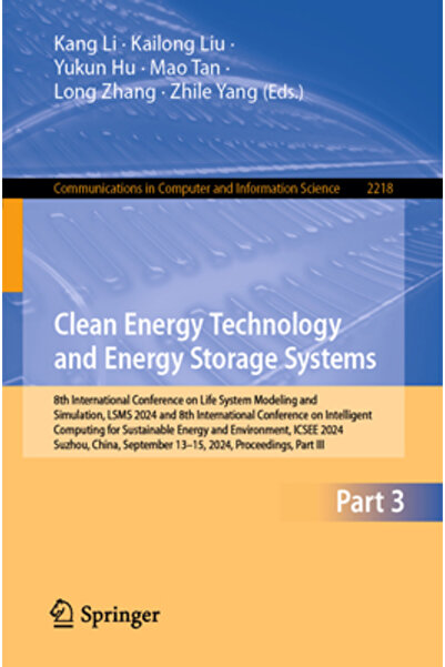 Springer Nature Tehnologie energetică curată și sisteme de stocare a energiei...