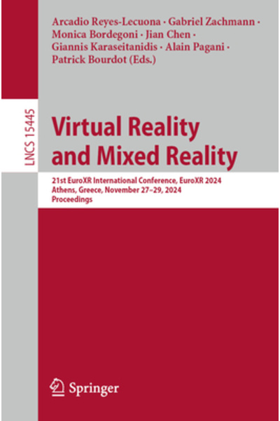 Springer Nature Realitate virtuală și realitate mixtă: a 21-a Conferință Inte...