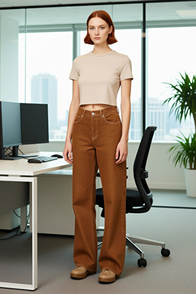 PayBuy Women's Vintage Wash Wide Leg Denim Pants Functional Durable Quality Comfortable Stylish