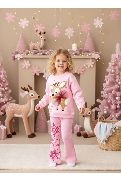 Bloom BBK384 Pembe Cute New Year Kız Çocuk Takım