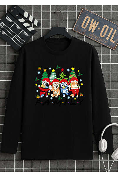 RYO FASHİON Tricou special cu mânecă lungă pentru Crăciun Fericit, marvel, hu...