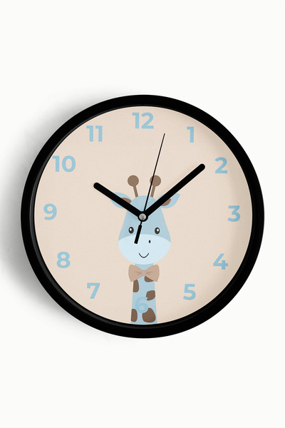 JHAAR Ceas de perete pentru camera copiilor cu girafa drăguță - 35cm - Carcas...