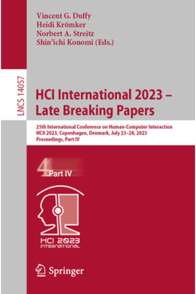 Springer Nature Hci International 2023 - Lucrări de ultimă oră: A 25-a Confer...