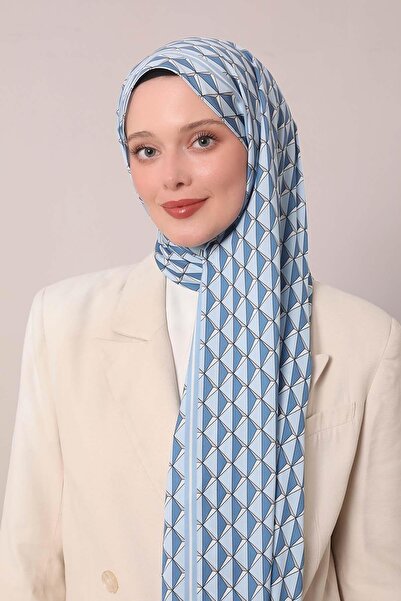 Levidor Синій трикутний візерунок Club Шаль