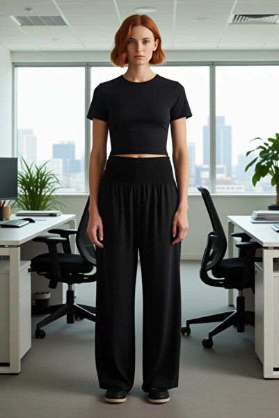 PayBuy Women's Ethnic Patterned High Waist Elastic Leg Pants Functional Durable Quality Comfortable