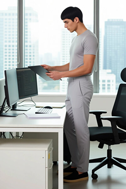 PayBuy Women's Light Slim Fit Cigarette Cut Chino Trousers Functional Durable Quality Comfortable