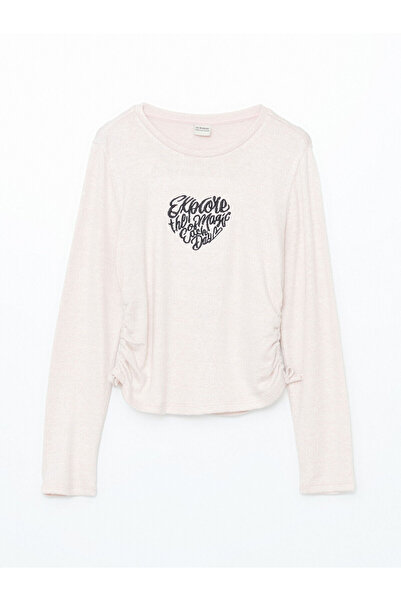 LC Waikiki طاقم الرقبة تي شيرت الفتاة