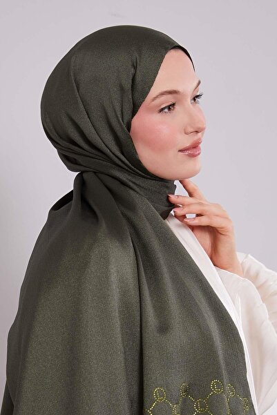 Levidor Emerald Hexagon Pattern Diamond Shawl