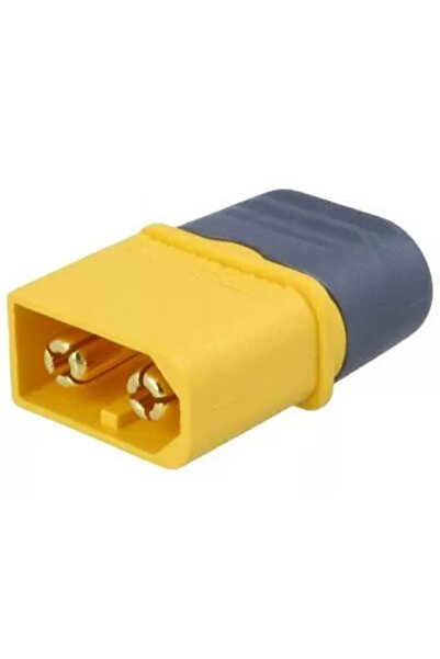 AMASS Mufa alimentare DC XT60 tata 2 pini pe cablu cu lipire 30A 500V XT60H-M