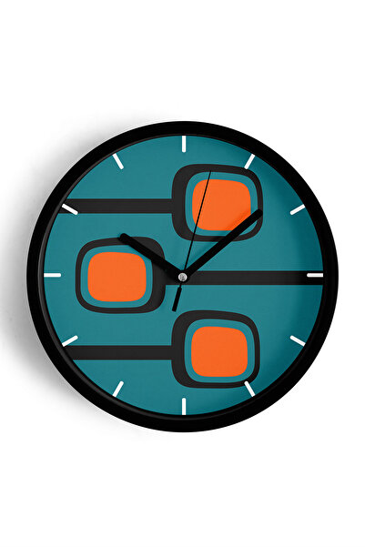 JHAAR Ceas de perete modern cu tematică geometrică abstractă - 30 cm - Carcas...