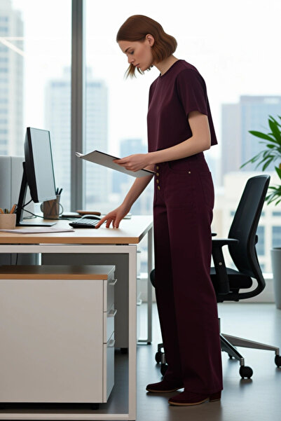 PayBuy Women's Wide Leg Buttoned High Waist Jeans Functional Durable Quality Comfortable Stylish