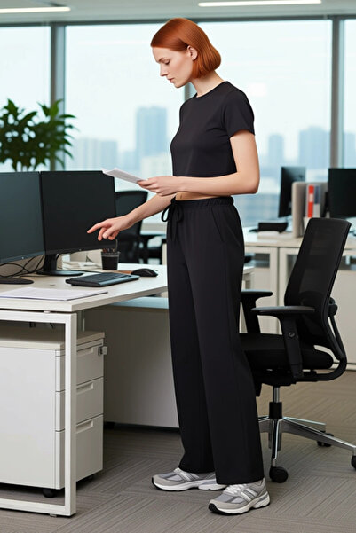 PayBuy Women's Wideleg Knitted Pants Casual Use Functional Durable Quality Comfortable Modern