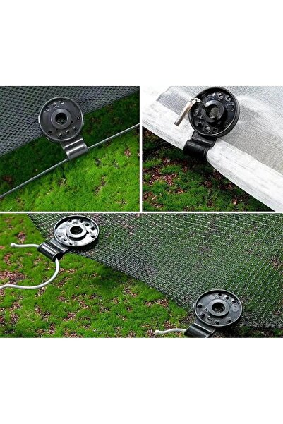 GİSSA 100’lü Gölgelik – Branda – File Tutucu Klips | Sağlam Plastik Sabitleme...