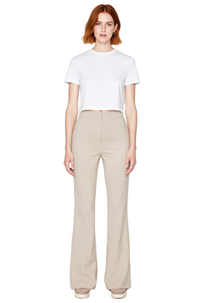 PayBuy Women's High Waist Flare Woven Pants Functional Durable Quality Comfortable Aesthetic Stylish