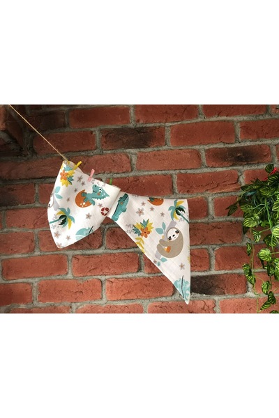 DONİBABY Müslin Bebek Ağız Mendili ve Önlük Takım %100 Pamuk