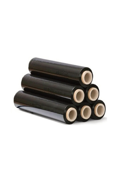 OEM Black Stretch Film, Set of 6 Rolls, 50 cm, 23 µm, 1.5 kg, 134 ml