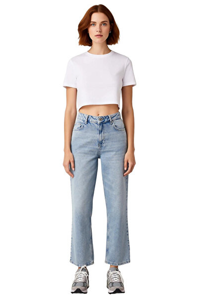 PayBuy Outdoor High Waist Straight Cut Denim Pants Women's Functional Durable Quality Comfortable Stylish