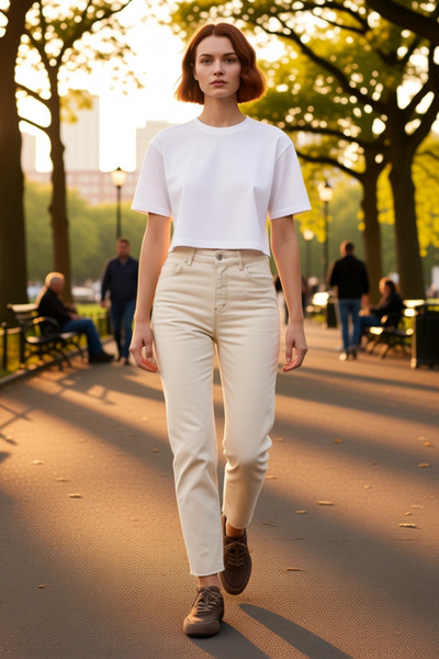 PayBuy Women's Open High Waist Mom Jean Pants Functional Durable Quality Comfortable Aesthetic Stylish