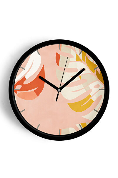 JHAAR Ceas de perete modern cu tematică abstractă - boemă - geometrică - 25 c...
