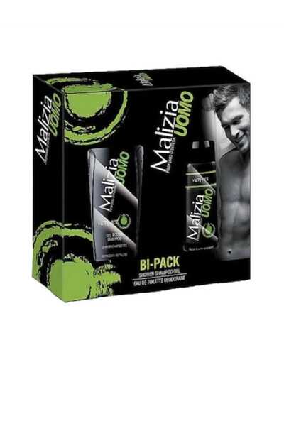 Malizia Set Uomo Vetyver Bi-Pack Deo edt 150ml + Shower gel 250ml