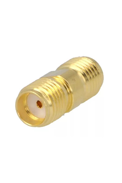 AMPHENOL SMA female adapter both sides straight 50 ohm gold-plated teflon SMA7071A2-3GT50T-50