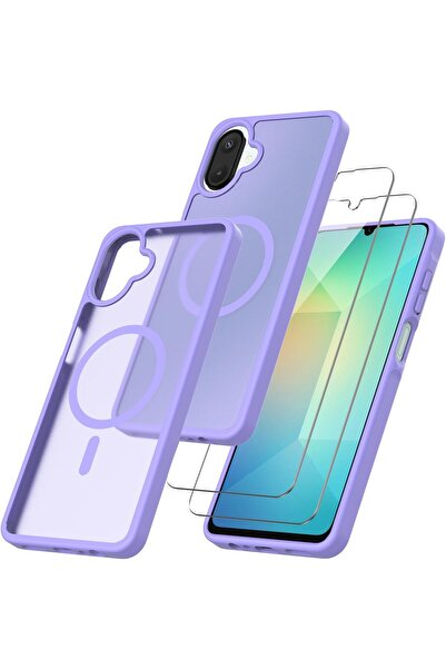 Kipgsm Samsung Galaxy A07 Uyumlu Ekran Koruyuculu Kılıf Magsafe Sarj Destekli...