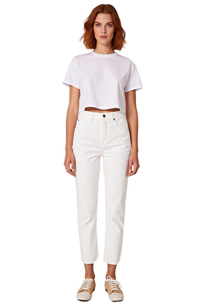 PayBuy Women's High Waist Straight Cut Denim Pants Functional Durable Quality Comfortable Aesthetic Stylish