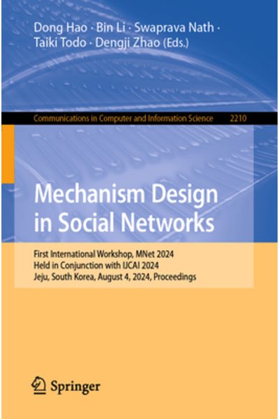 Springer Nature Proiectarea mecanismelor în rețelele sociale: Primul atelier ...