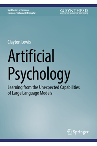 Springer Nature Psihologie artificială: Învățarea din capacitățile neașteptat...