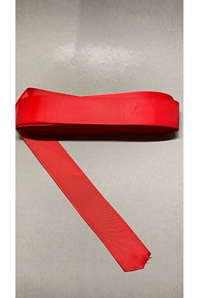 Massaltay Red Grosgrain Ribbon 3 cm 5 Meters – Decorative Ribbon, Gift Wrapping, Henna and Hobby Decoration