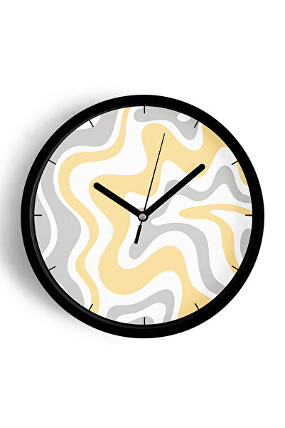 JHAAR Ceas de perete modern cu tematică abstractă - boemă - geometrică - 35 c...