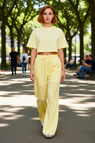 PayBuy Women's Linen Look Wide Leg Pants Functional Durable Quality Comfortable Aesthetic Stylish