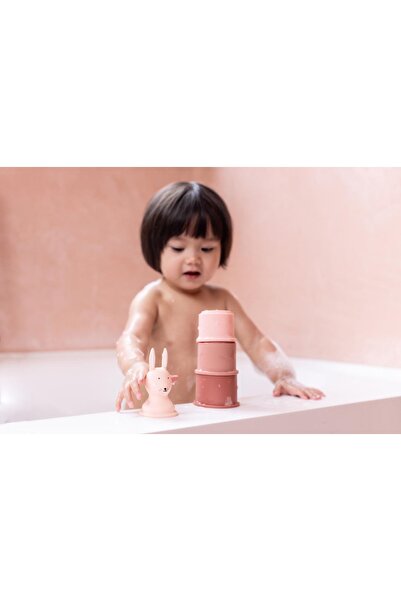 TRIXIE BV Silicone stacking bath toy - Mrs. Rabbit, TRIXIE, 6 months+