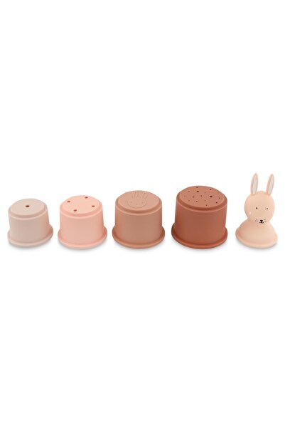 TRIXIE BV Silicone stacking bath toy - Mrs. Rabbit, TRIXIE, 6 months+