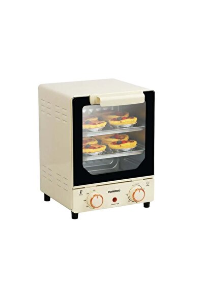 porodo Temp Glass Mini Oven - 15L, 750W, White