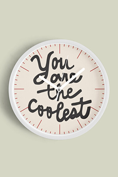 JHAAR تصميم حديث مكتوب عليه - أنتِ الأكثر أناقة - ساعة حائط - 30 سم - علبة بي...