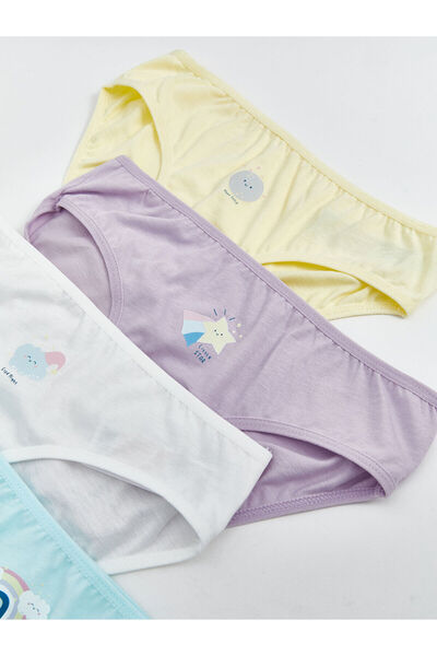 LC Waikiki Pink Printed Girls' Panties Pack of 5