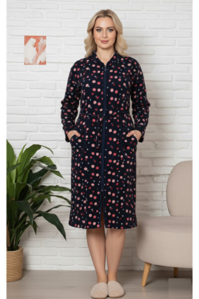 embody Halat de casă pentru femei cu mâneci lungi și buzunare, talie cu șnur ...