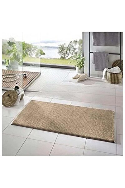 AyrStore Rachel Carpet Banyo Paspası 1 Adet 50x80 Peluş Kaymaz Taban Yıkanabi...
