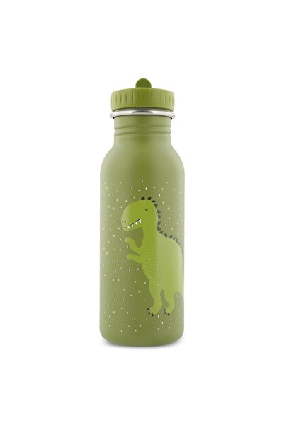 TRIXIE BV Stainless steel water bottle for children - Dinosaur, 500 ml, TRIXIE