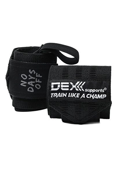 Dex Supports Sports Wrist Wraps Legend, Weightlifting Strap T-Lifting Straps, Knee Pads Knee Wraps Legend 3-Pack